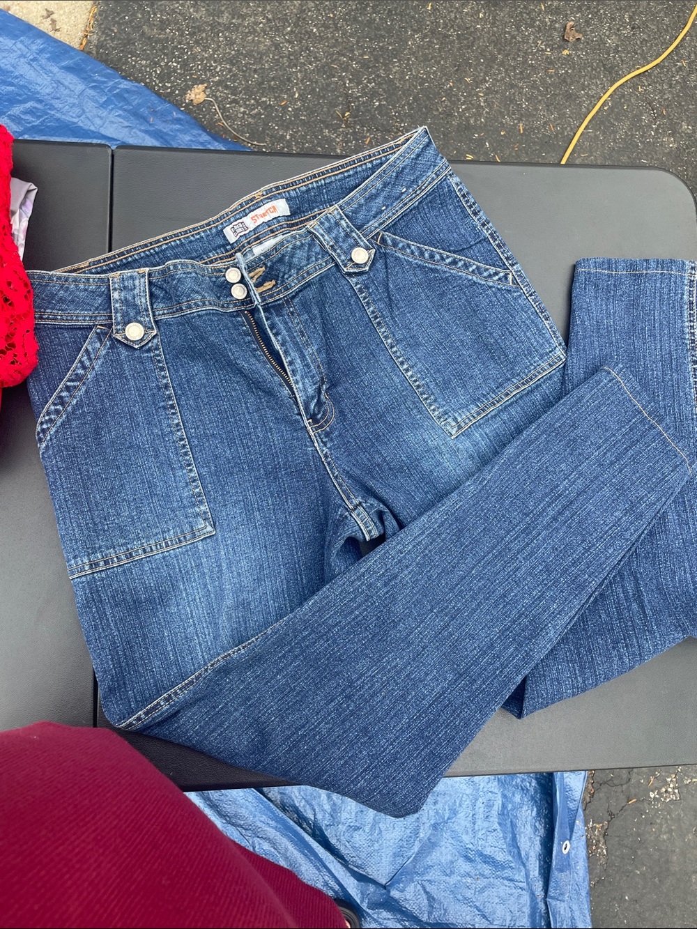 Faded Glory Stretched Dark Stone jeans Vintage